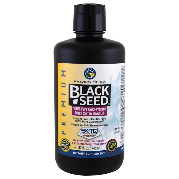 Amazing Herbs Premium Black Seed Oil -- 32 fl oz