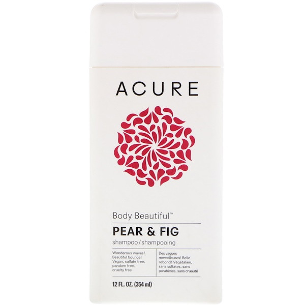 Acure, Body Beautiful Shampoo, Pear & Fig, 12 fl oz (354 ml)