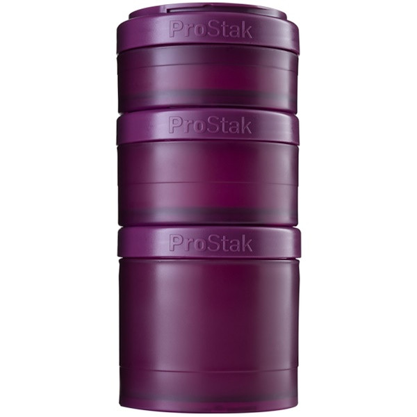 Blender Bottle, BlenderBottle, ProStak, Expansion Pak, Plum, 4 Pieces