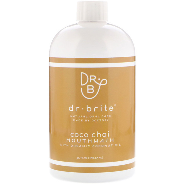 Dr. Brite, Mouthwash with Organic Coconut Oil, Coco Chai, 16 fl oz (473.17 ml)