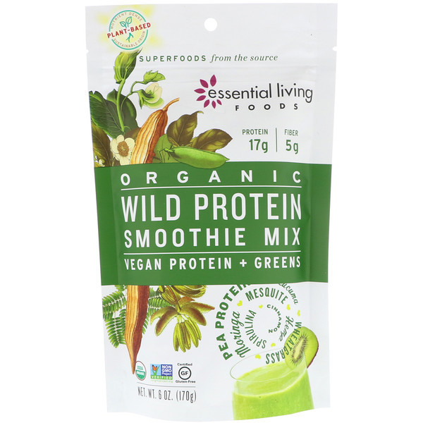 Essential Living Foods Organic Smoothie Mix Wild Protein -- 6 oz