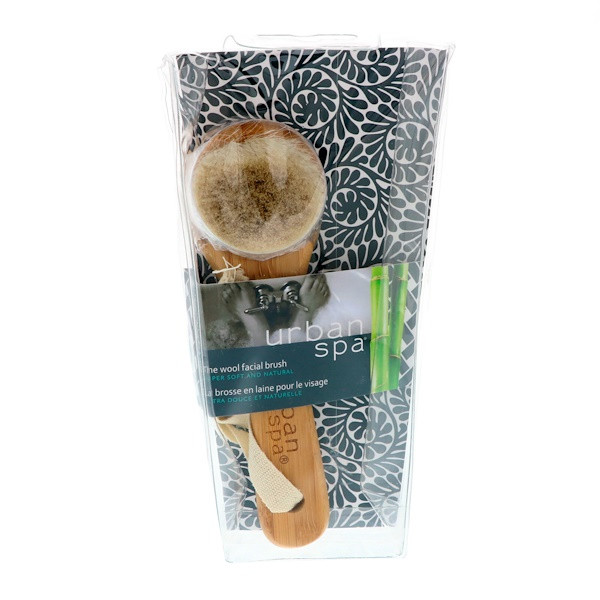 European Soaps, Urban Spa, The Wool Facial Brush, 1 Brush