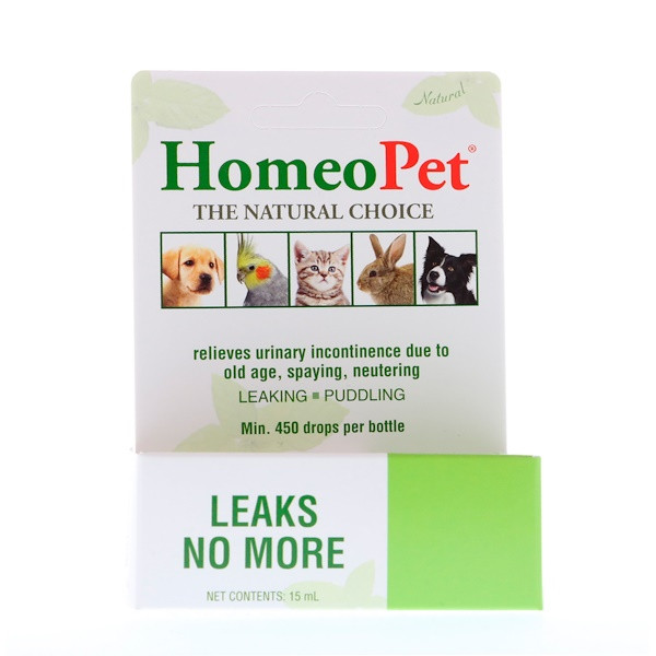 3 PACK OF HomeoPet, Leaks No More, 15 ml