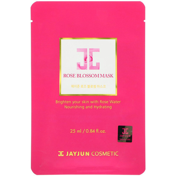 Jayjun Cosmetic, Rose Blossom Mask, 1 Mask, 0.84 fl oz (25 ml)