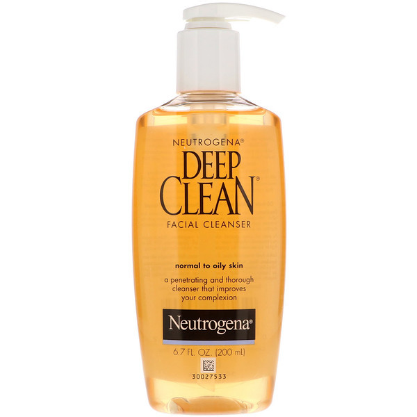 Neutrogena, Deep Clean, Facial Cleanser, 6.7 fl oz (200 ml)
