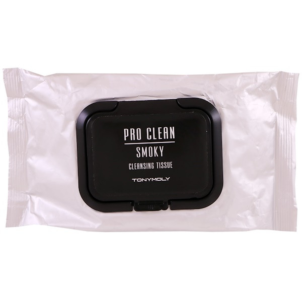 Tony Moly, Pro Clean, Smoky Cleansing Tissue, 30 Tissues