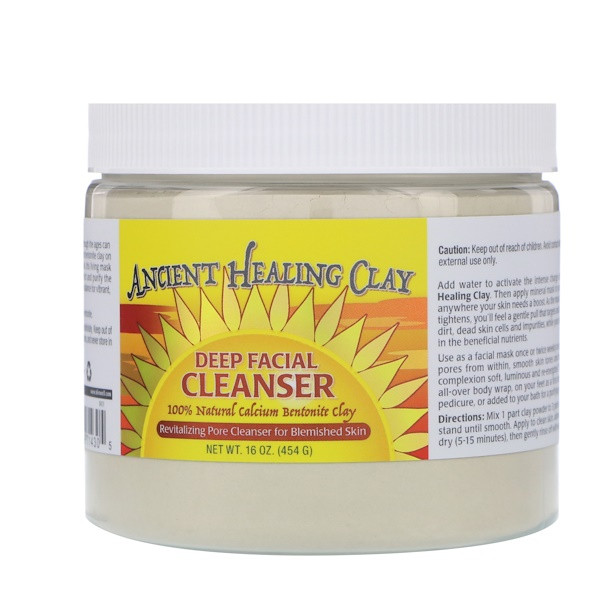 Ancient Healing Clay, Deep Facial Cleanser, 16 oz (454 g)