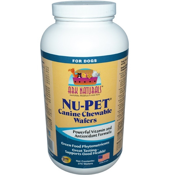 Ark Naturals, Nu-Pet, Canine Chewable Wafers, For Dogs, 270 Wafers