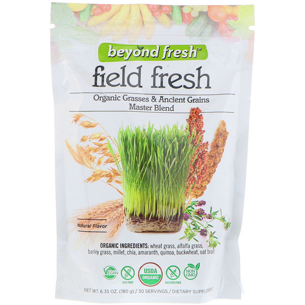 Beyond Fresh, Field Fresh, Organic Grasses & Ancient Grains Master Blend, Natural Flavor, 6.35 oz (180 g)