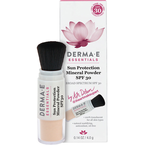 Derma E, Essentials, Sun Protection Mineral Powder, SPF 30, 0.14 oz (4.0 g)