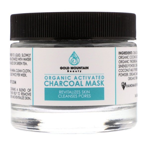 Gold Mountain Beauty, Organic Activated Charcoal Mask, 34 g