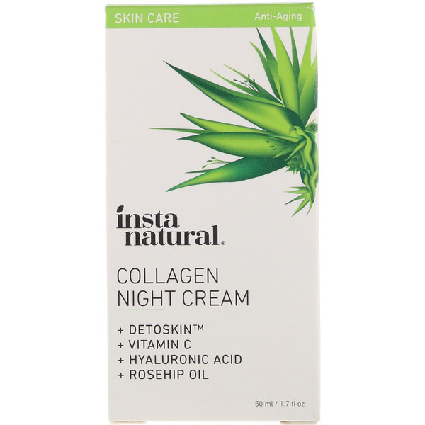 InstaNatural, Collagen Night Cream, 1.7 fl oz (50 ml)