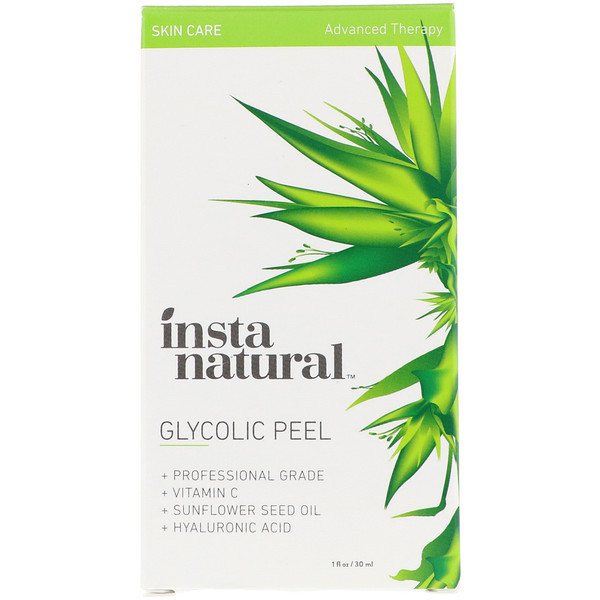 InstaNatural, Glycolic Peel, 1 fl oz (30 ml)