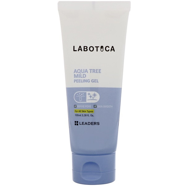 Leaders, Labotica, Aqua Tree Mild Peeling Gel, 3.38 fl oz (100 ml)