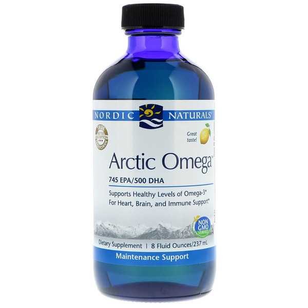 Nordic Naturals, Arctic Omega, Lemon Flavor, 8 fl oz (237 ml)
