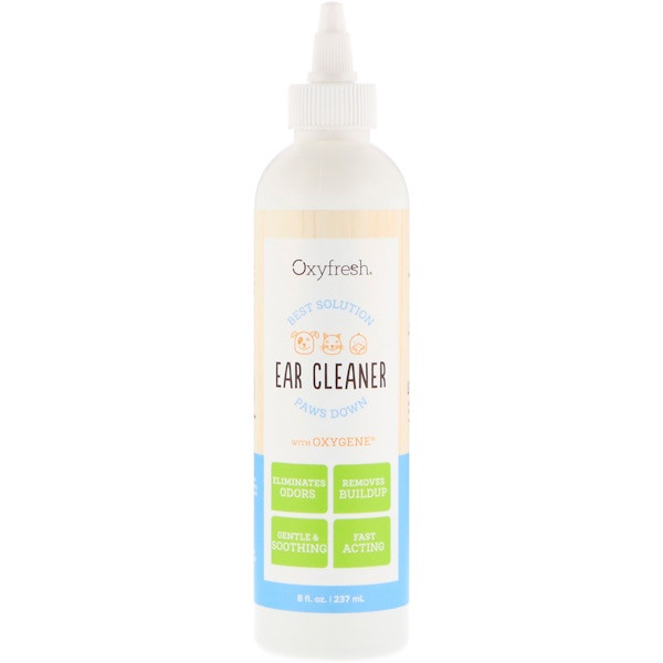 Oxyfresh, Best Solution, Ear Cleaner, Paws Down, 8 fl oz (237 ml)