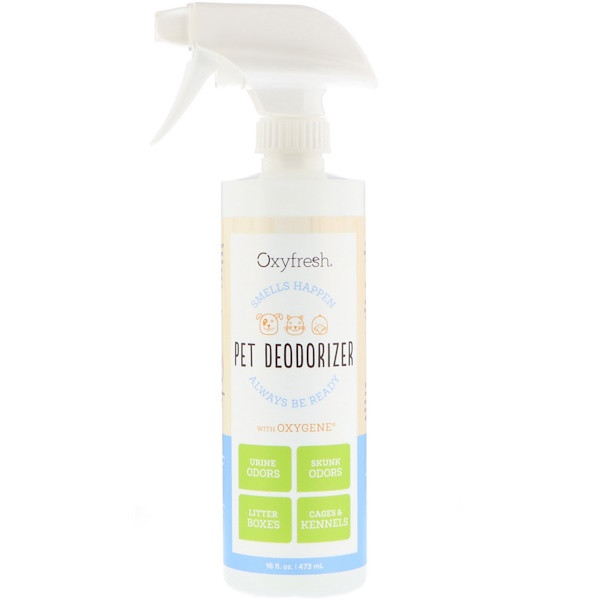 Oxyfresh, Pet Deodorizer, Smells Happen Always Be Ready, 16 fl oz (473 ml)