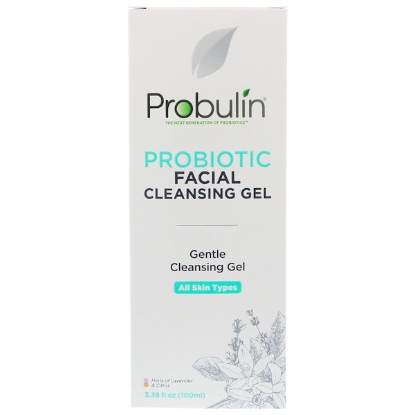 Probulin, Probiotic Facial Cleansing Gel, 3.38 fl oz (100 ml)