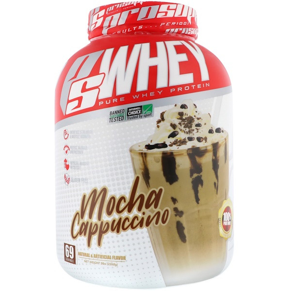 ProSupps, PS Whey, Mocha Cappuccino, 5 lbs (2268 g)