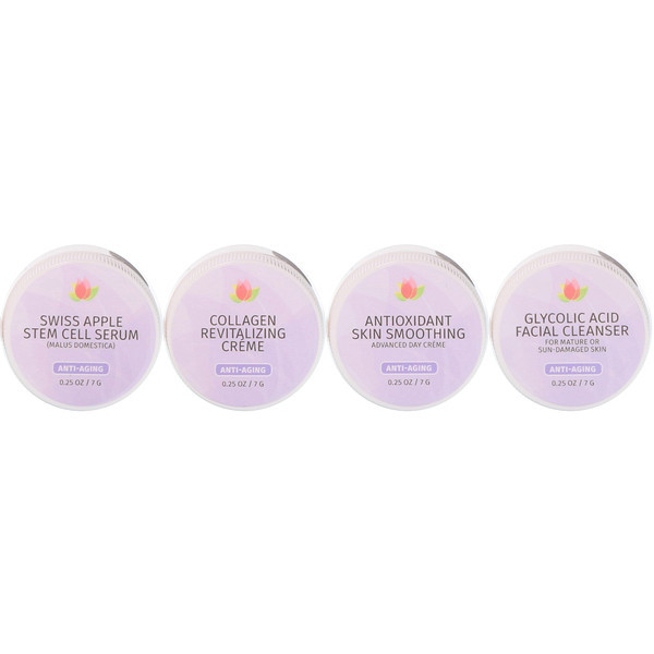 Reviva Labs, 5-Day Trial Kit, Anti-Aging, 4 Piece Kit, 0.25 oz (7 g) Each