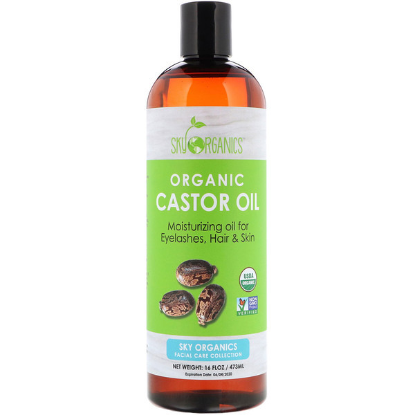 Sky Organics, Organic Castor Oil, 16 fl oz (473 ml)