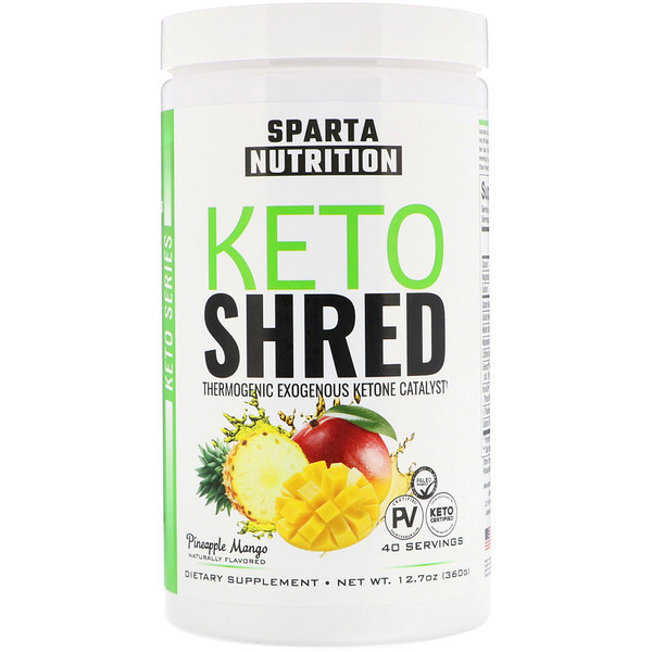 Sparta Nutrition, Keto Shred, Pineapple Mango, 12.7 oz (360 g)
