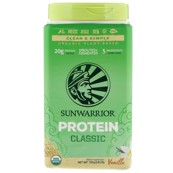 Sunwarrior Protein Classic Vanilla -- 30 Servings