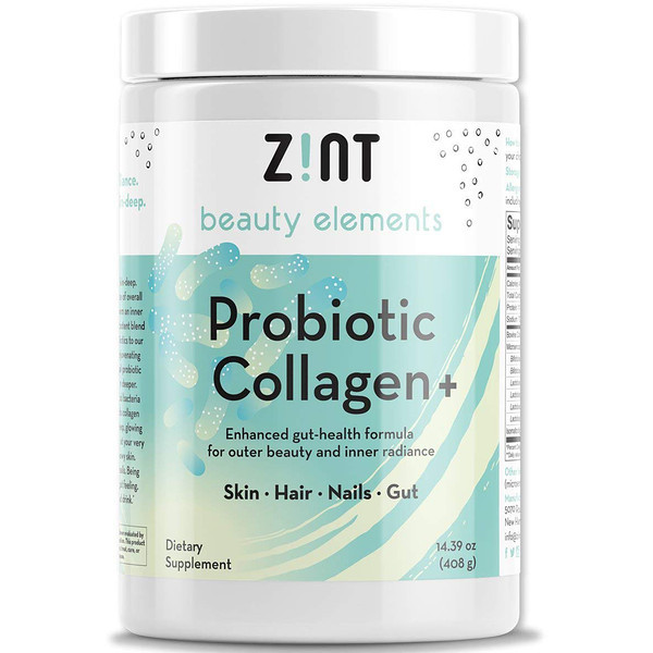 Zint Beauty Elements Probiotic Collagen + Powder -- 14.39 oz