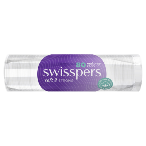 3 PACK OF Swisspers Make Up Pads 80