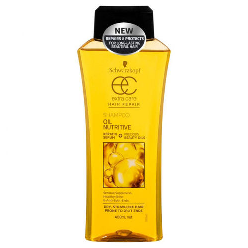 3 PACK OF Schwarzkopf Extra Care Oil Nutritive Shampoo 400ml