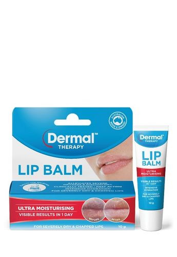 5 PACK of Dermal Therapy Lip Balm 10g