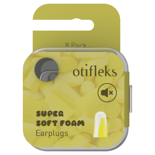 3 PACK OF Otifleks Super Soft Foam Earplugs 8 Pack