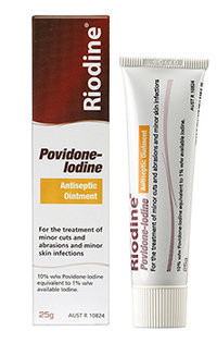 3 PACK OF Riodine Antiseptic Ointment 25g