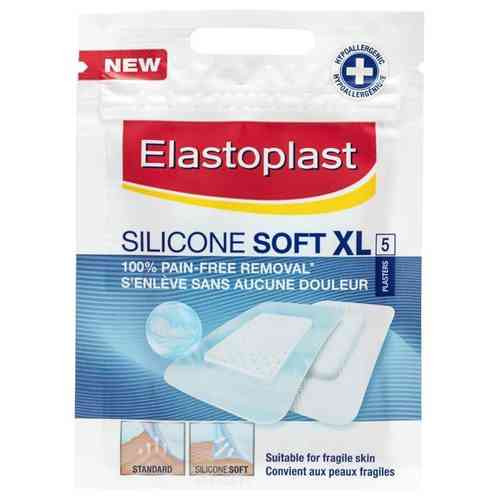 3 PACK OF Elastoplast Silicone Soft XL 5 Pack Plasters
