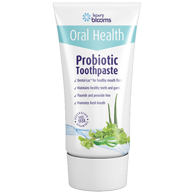 3 PACK OF Henry Blooms Probiotic Toothpaste 100g