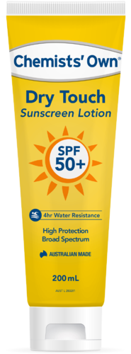 3 PACK OF Chemists Own Dry Touch Sunscreen Lotion SPF 50 200ml