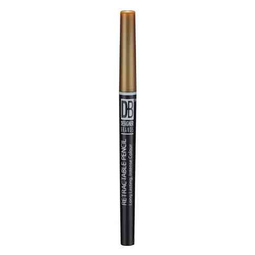 3 PACK OF Designer Brands Retractable Eye Pencil Gold