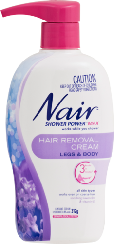 3 PACK OF Nair Shower Power Max Hair Removal Cream 312g