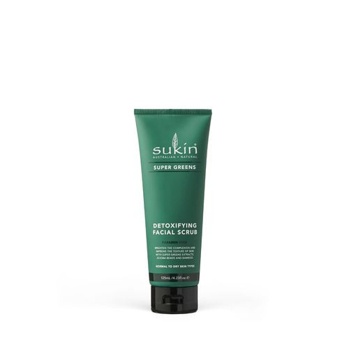3 PACK OF Sukin Super Greens Detoxifying Facial Scrub 125ml