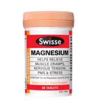 3 PACK OF Swisse Ultiboost Magnesium 60 tablets