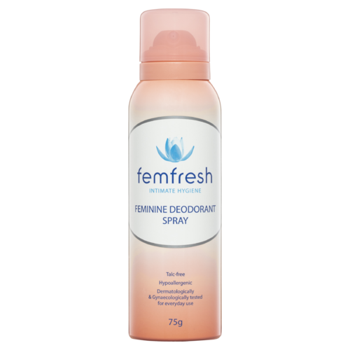 3 PACK OF Femfresh Deodorant Spray 75g