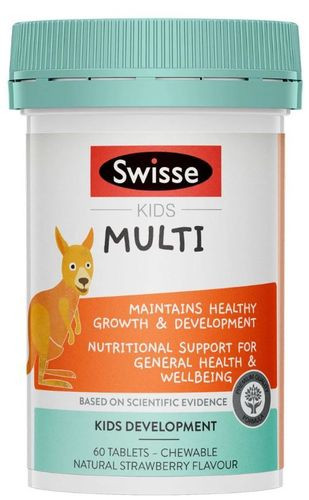 3 PACK OF Swisse Kids Multi 60 Tablets