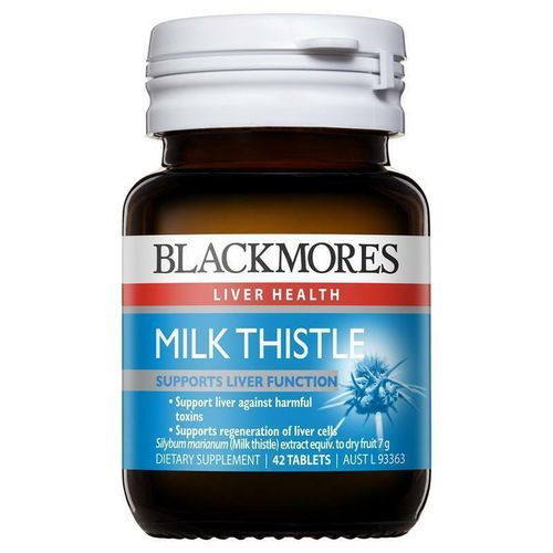 3 PACK OF Blackmores Milk Thistle 42 Tablets