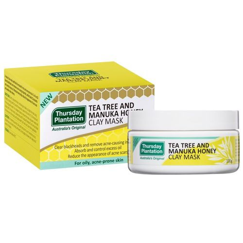 3 PACK OF Thursday Plantation Tea Tree Manuka Honey Clay Mask 100g