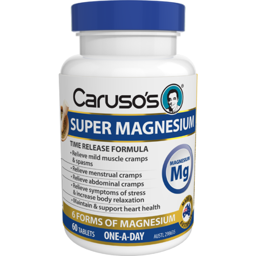 3 PACK OF Caruso's Super Magnesium 60 Tablets