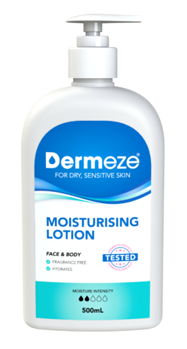 3 PACK OF Dermeze Moisturising Lotion 500ml
