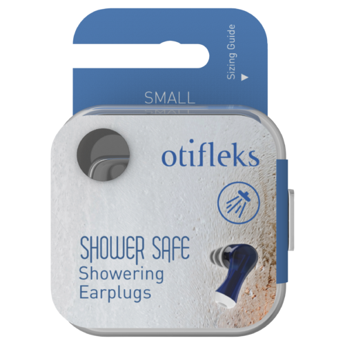 3 PACK OF Otifleks ShowerSafe Showering Earplugs Small 1 Pair