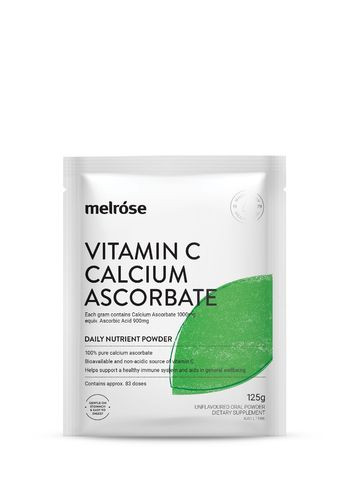 3 PACK OF Melrose Vitamin C + Calcium Ascorbate 125g