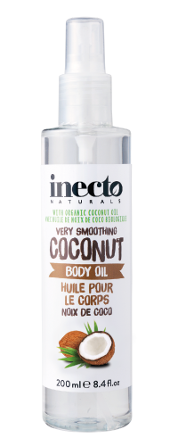 3 PACK OF Inecto Pure Coconut Body Oil 200ml