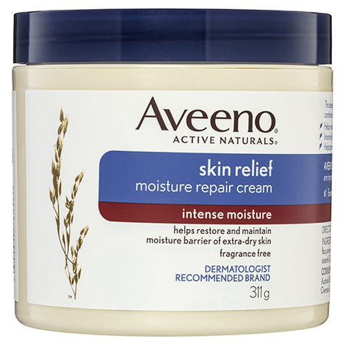 3 PACK OF Aveeno Skin Relief Moisturising Repair Cream 311g